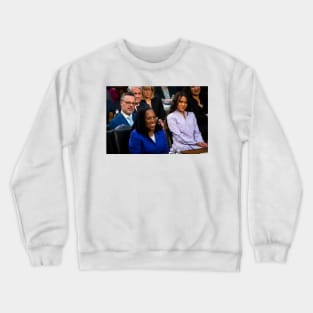 Kentanji Brown Jackson and Daughter Photo Crewneck Sweatshirt